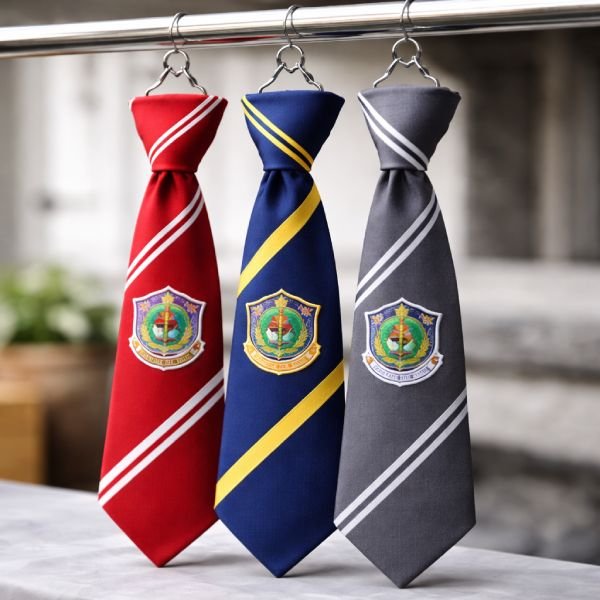 Dasi sekolah custom warna identitas sekolah Tangerang Selatan